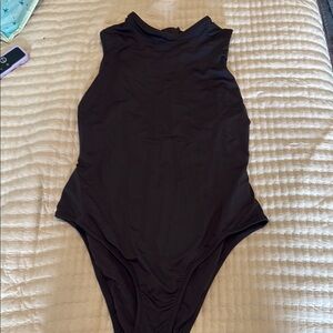 Black Sleeveless Skims Swimsuit